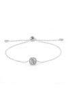 Brazalete de diamantes Moissanite con colgante cuadrado