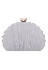 Cartera Ritzy Seashell Pearl en Plateado