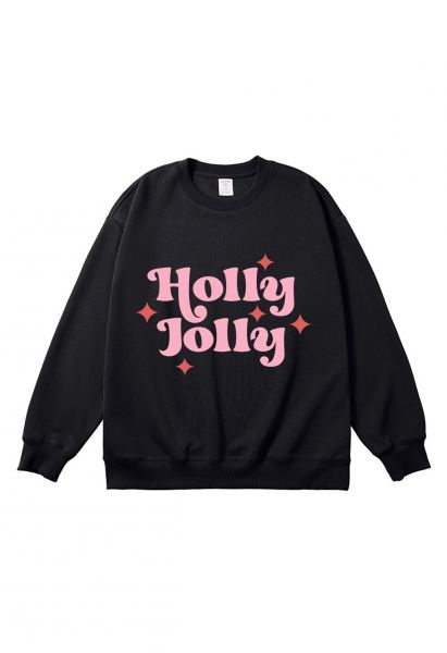 sudadera estampada Holly Jolly