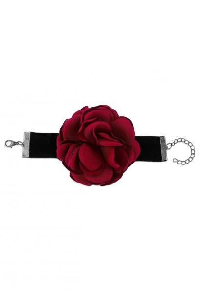 Pulsera de rosas románticas exageradas