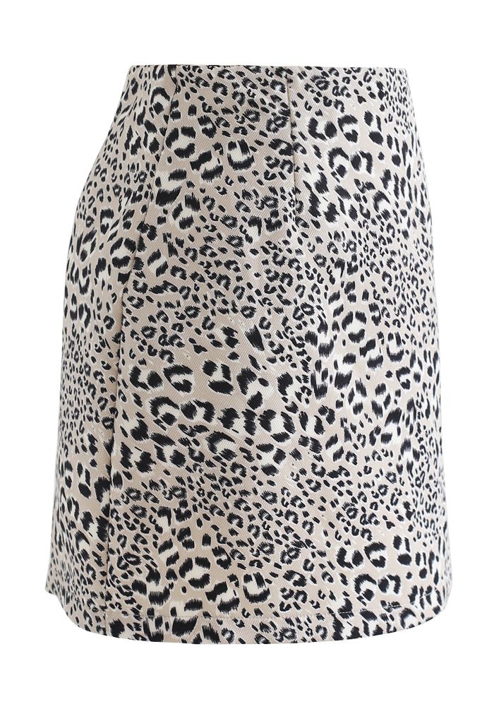 Minifalda Bud con estampado de leopardo
