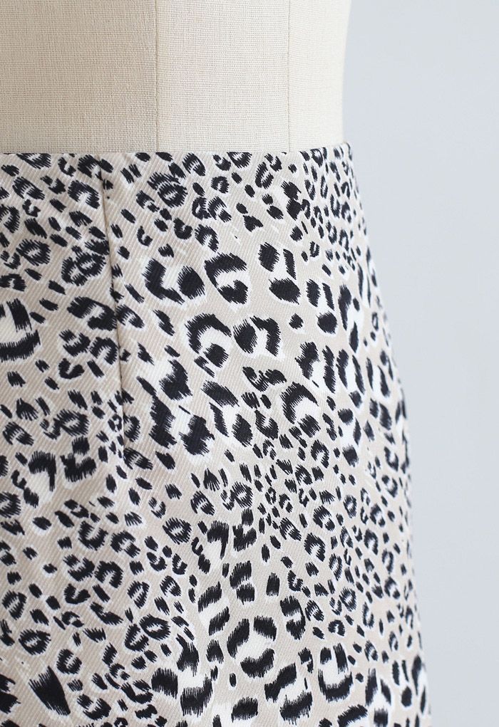 Minifalda Bud con estampado de leopardo