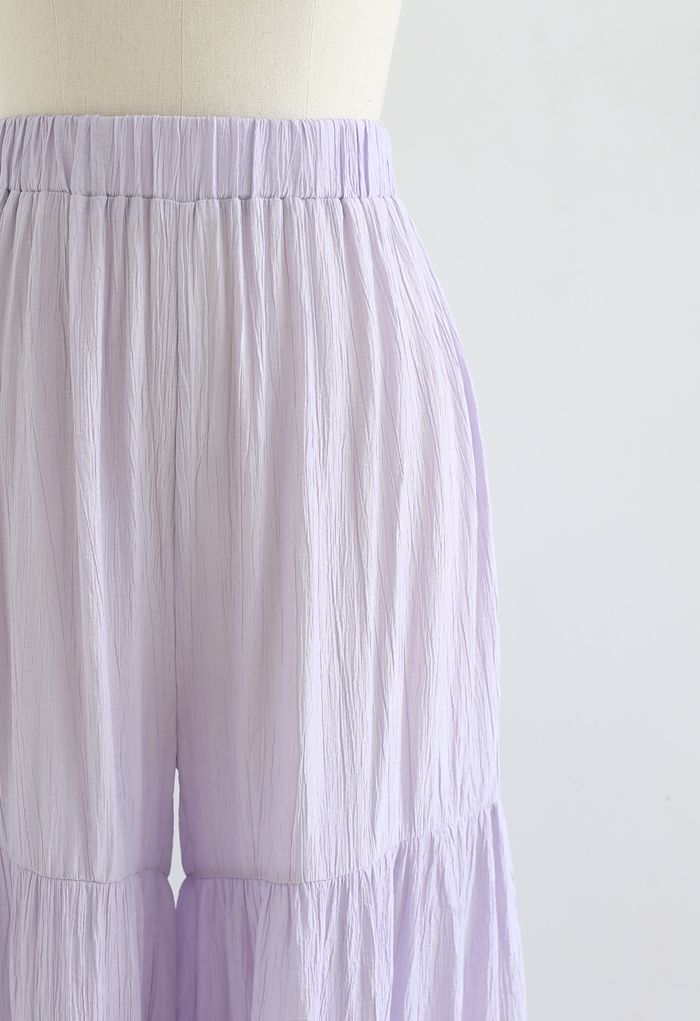 Pantalones anchos Días soleados en lila
