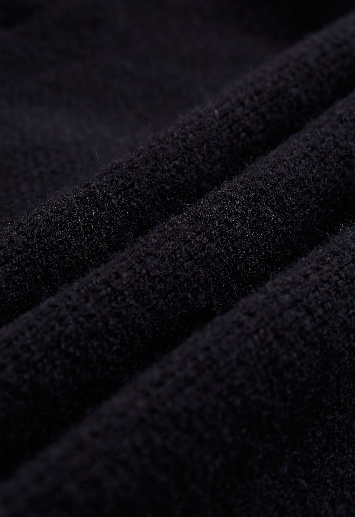 Cárdigan con doble botonadura en color de contraste en negro