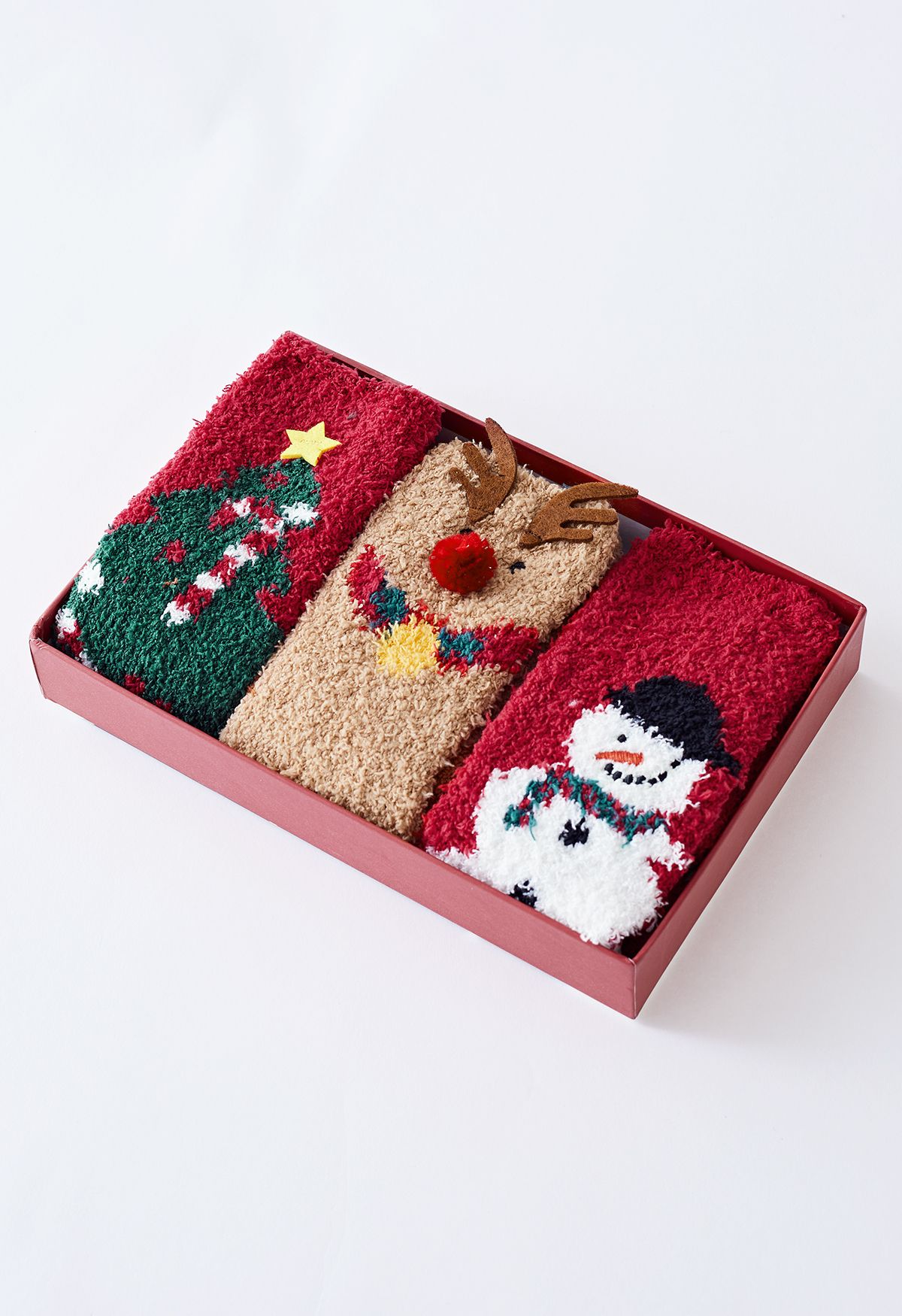 Caja de regalo de calcetines Elk Fuzzy Crew