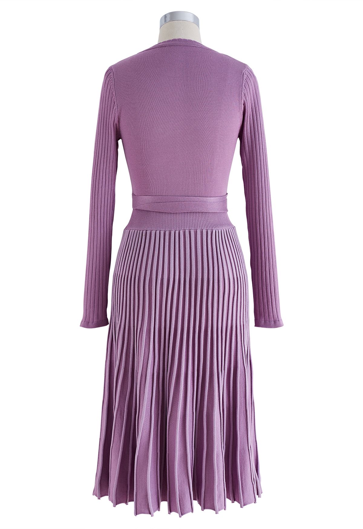 Adopte un vestido de punto Lithe en lila