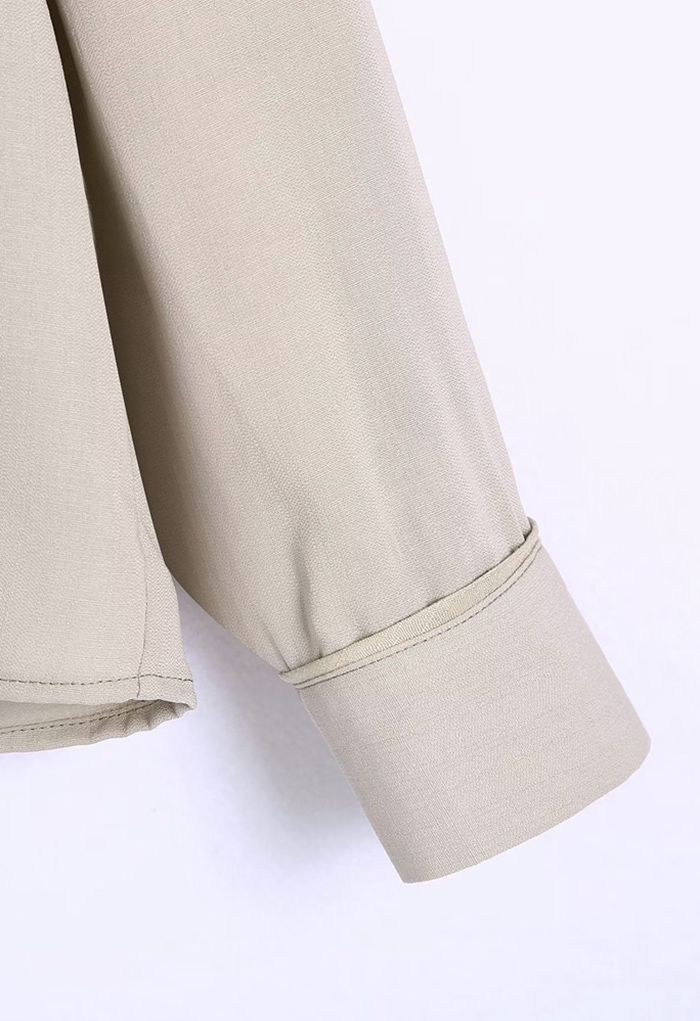 Conjunto de camisa y pantalón corto de manga larga extrasuave
