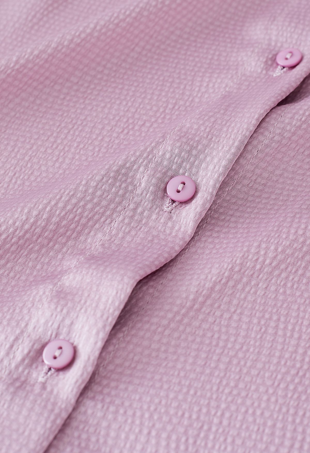 Camisa Rose Bowknot en relieve en rosa