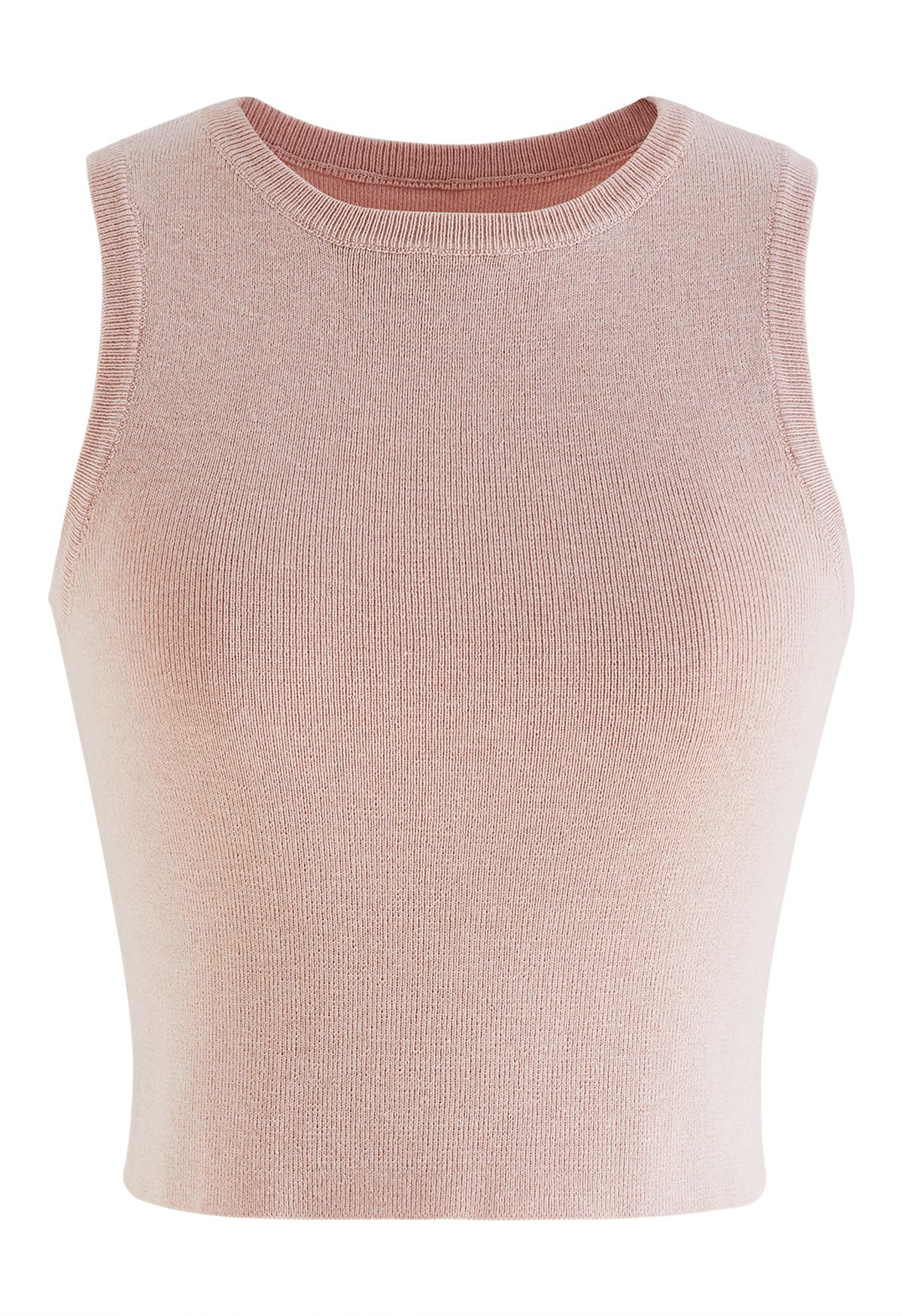 Camiseta sin mangas de punto Comfort Lithesome en rosa