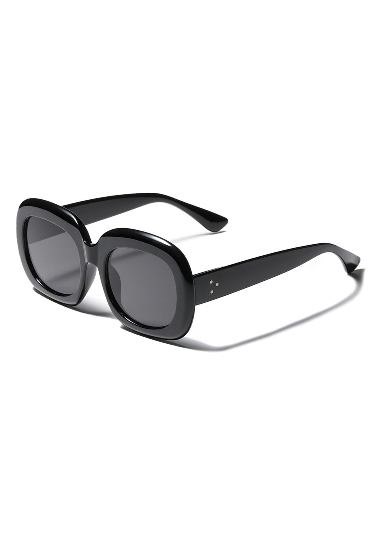 Gafas de sol con montura completa en negro con clase