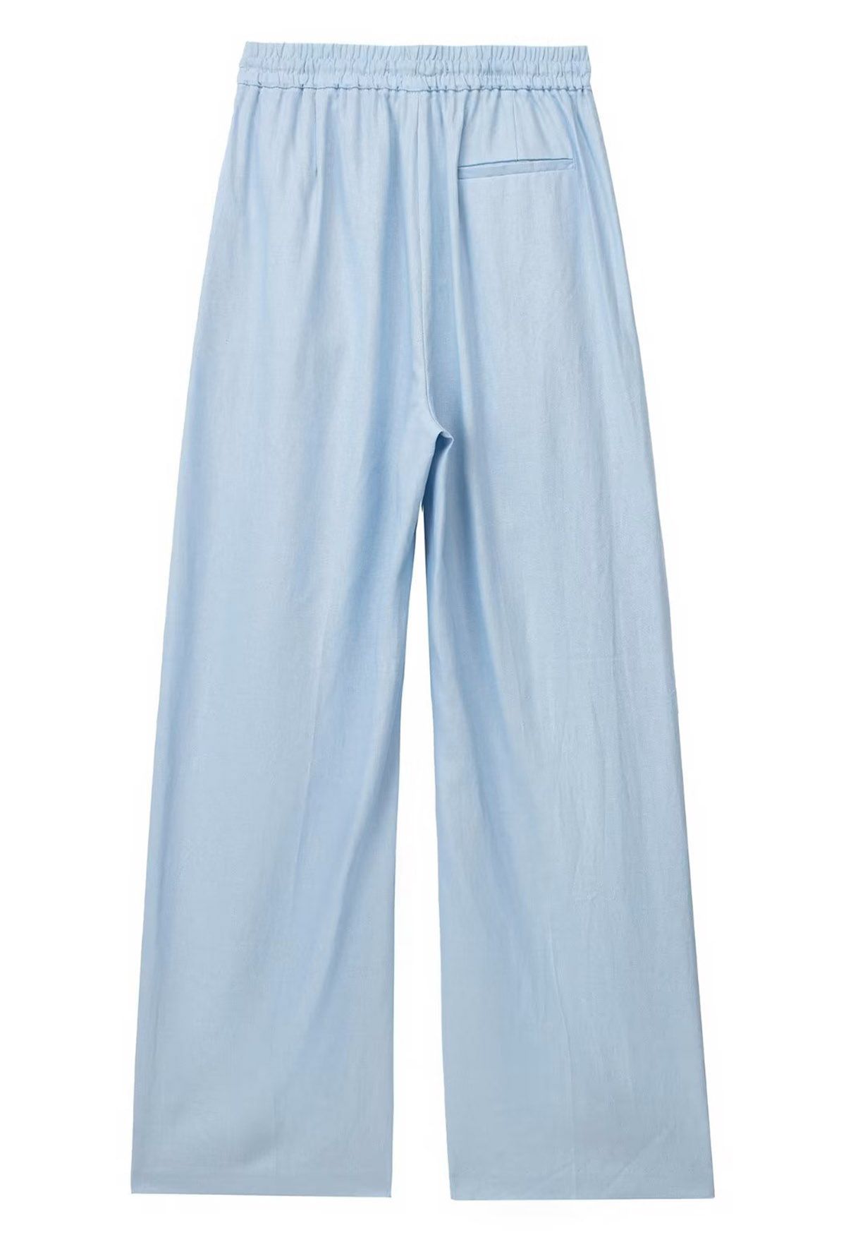 Pantalones rectos de algodón Breezy en azul