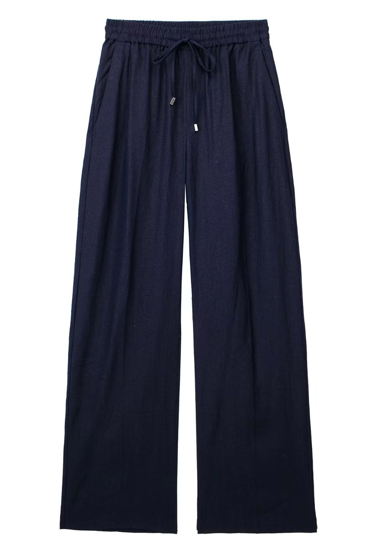 Pantalones rectos de algodón Breezy en azul marino