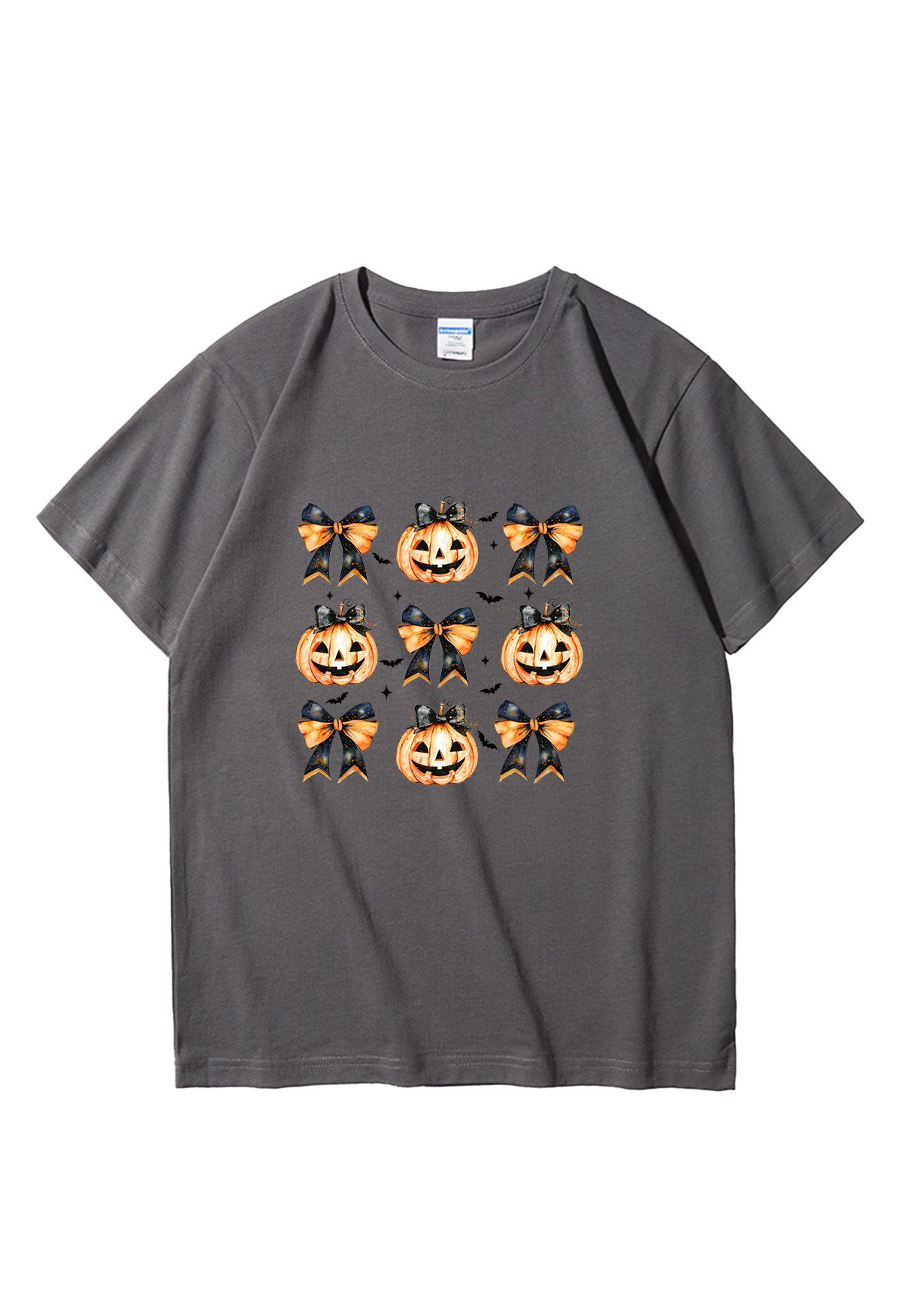 Camiseta con estampado de lazo de calabaza increíblemente adorable