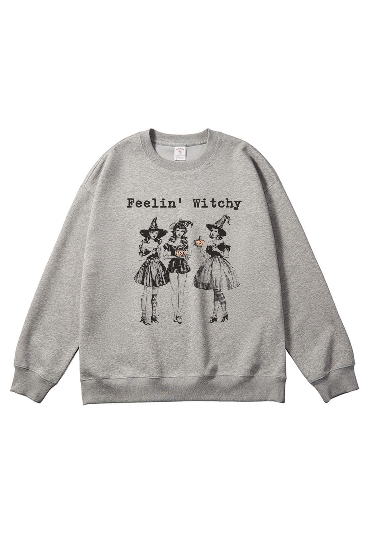 Sudadera con estampado femenino Feelin' Witchy