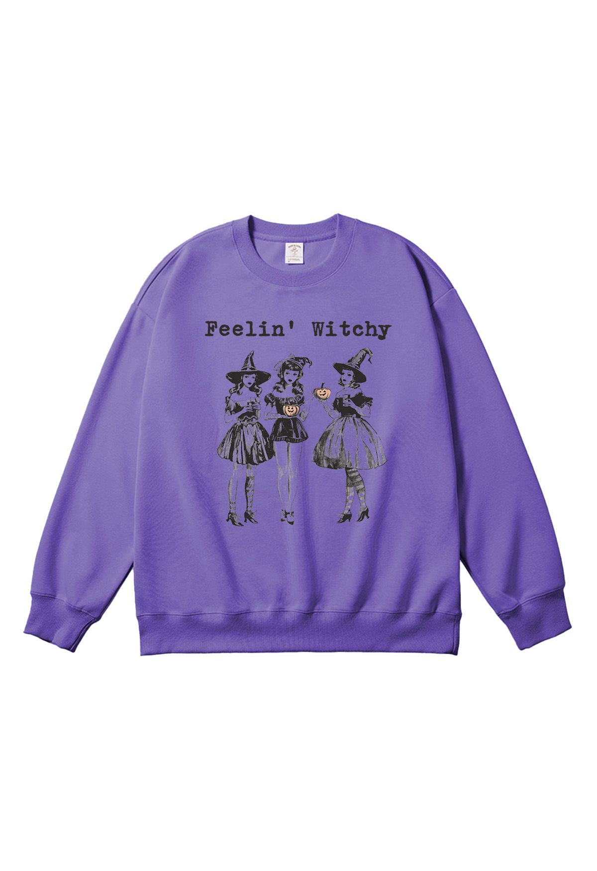 Sudadera con estampado femenino Feelin' Witchy