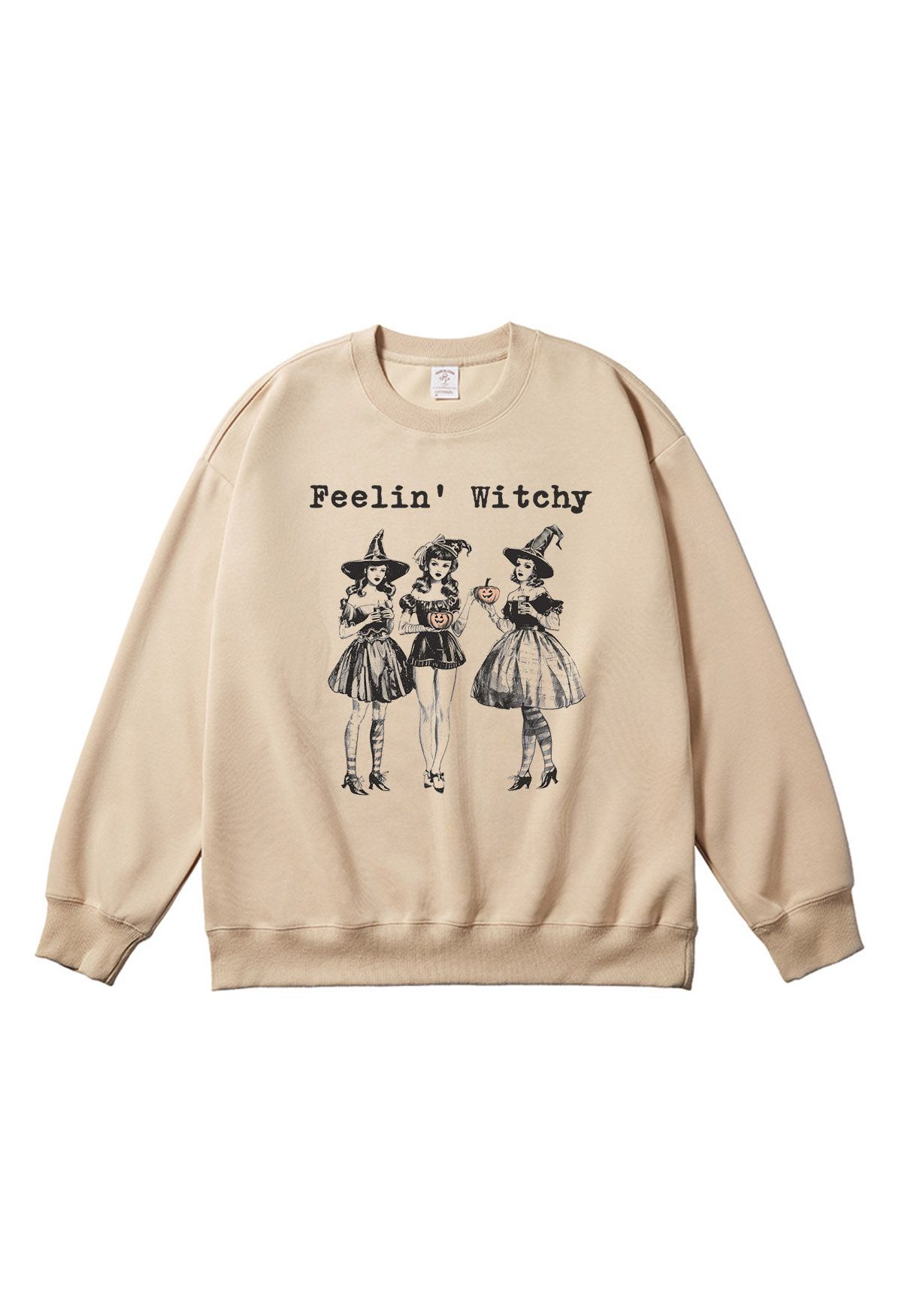 Sudadera con estampado femenino Feelin' Witchy