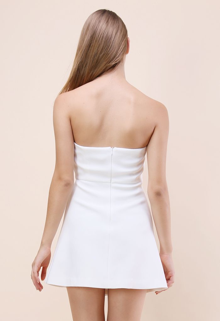 Oda a la Moda, Vestido Blanco Traslapado