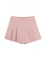 Minifalda plisada elegante en rosa