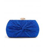 Cartera de mano con nudo de Shining Gift en azul real