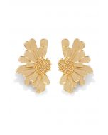 Pendientes Florales Dorados